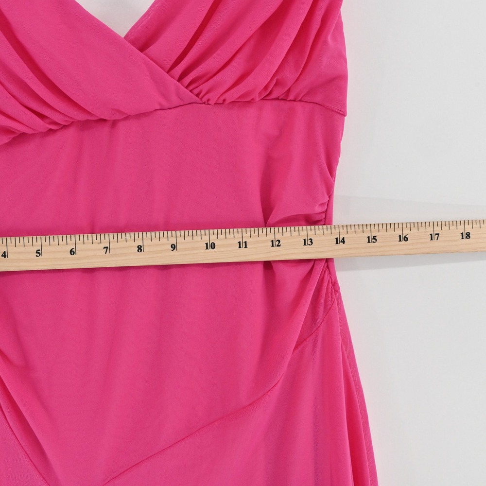 Dolls Kill Delias Mermaid Kisses Mini Dress Size L Pink Asymmetrical Going Out‎ - Picture 6 of 14